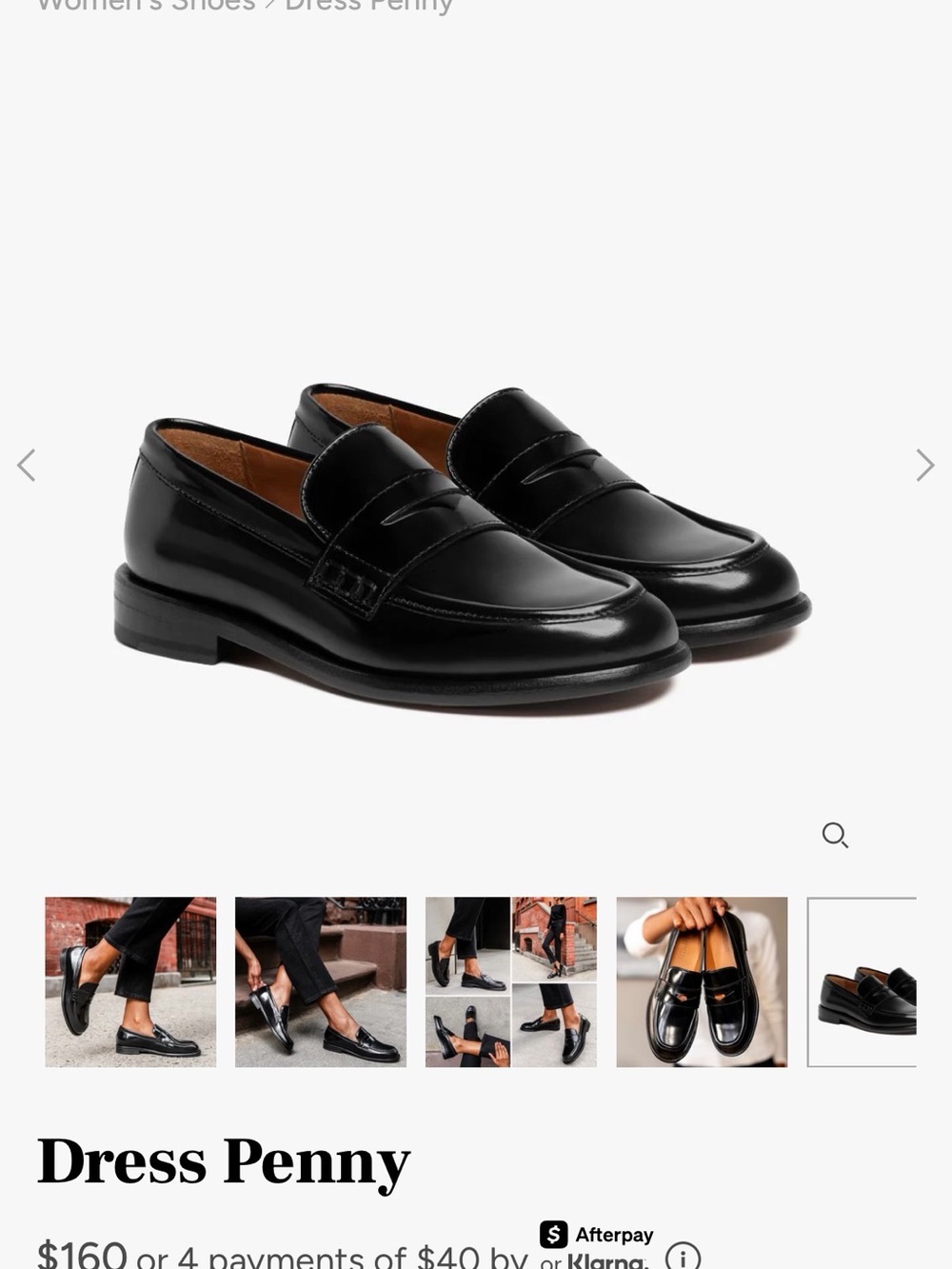 Thursday Boot Black Dress Penny Loafers